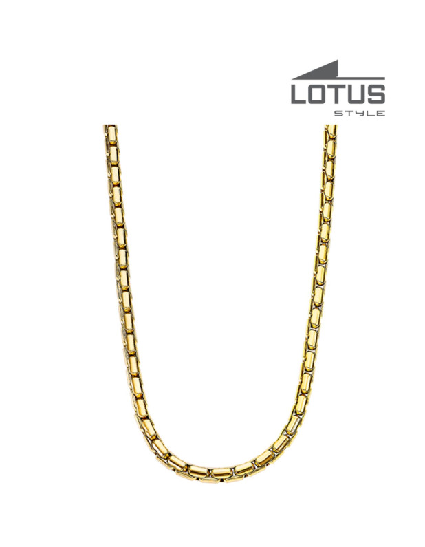 LOTUS STYLE MEN'S STAINLESS STEEL NECKLACE